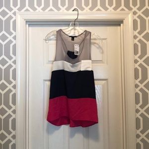 Flows color block tank NWT